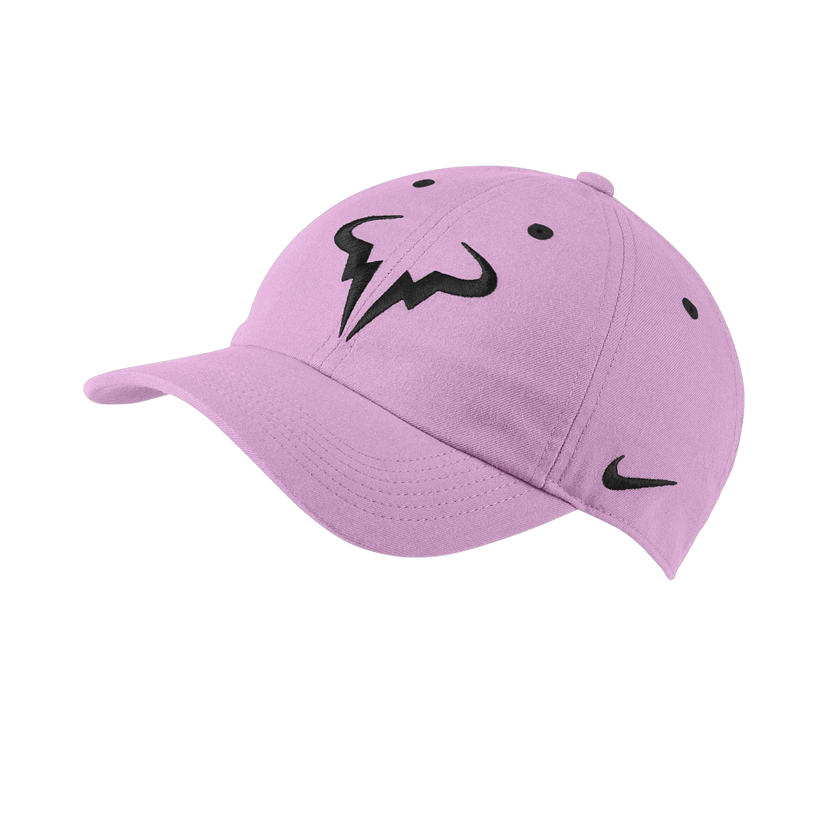 Nike AeroBill Rafa Heritage86 hat in Beyond Pink w/Black [850666-680] from the Holiday 2020 tennis collection